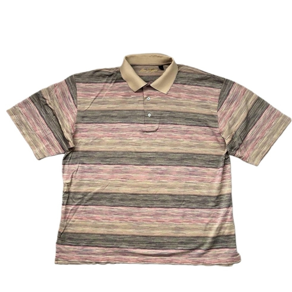 Ben Hogan striped golf polo shirt size men's XL